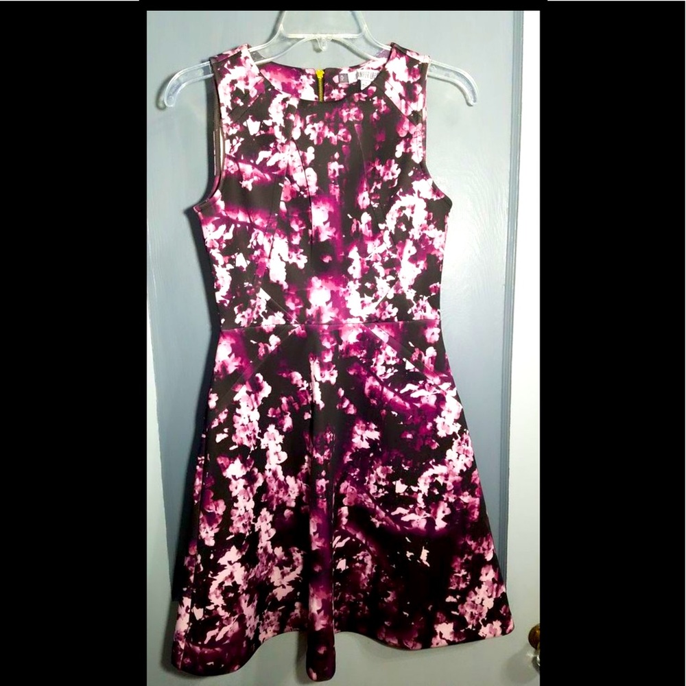 Plum Pattern Dress